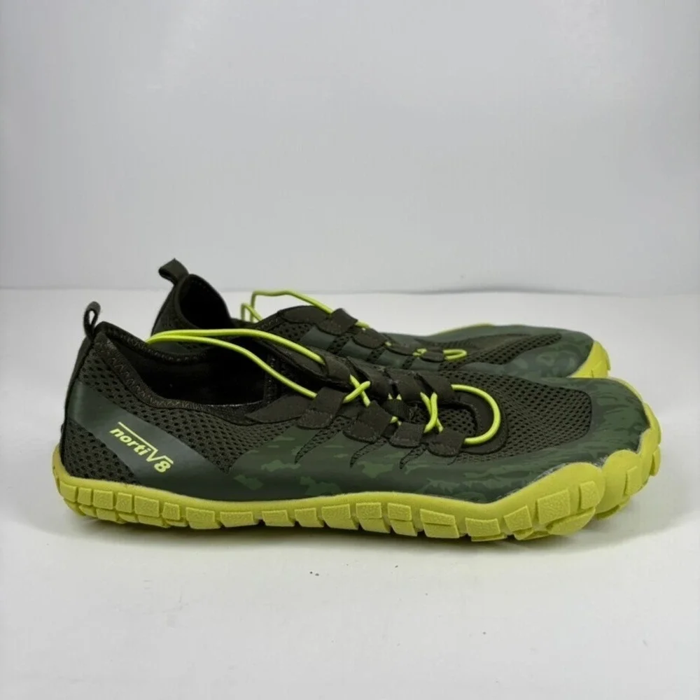 NORTIV‎ 8 Big Kids Youth Size 5 Army Green Barefoot Quick-Dry Water Aqua Shoes